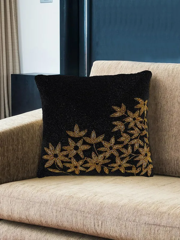 Multicolor_Printed_100%_Beaded_Cushion_Covers_Cushion_Case_Pillowcases_16X16_Inches_(40X40_Cms)_Throw_Pillow_Sham_Floral_Cushion_Covers_For_Sofa_Couch_Bed_Chair_Pack_Of_2