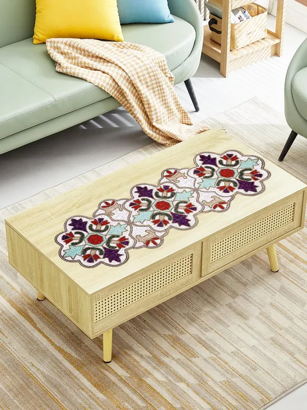 Multicolor_Premium_Handcraf_Beautiful_Beaded_Table_Runner_Craftsmanship_(13_*_36_Inches)