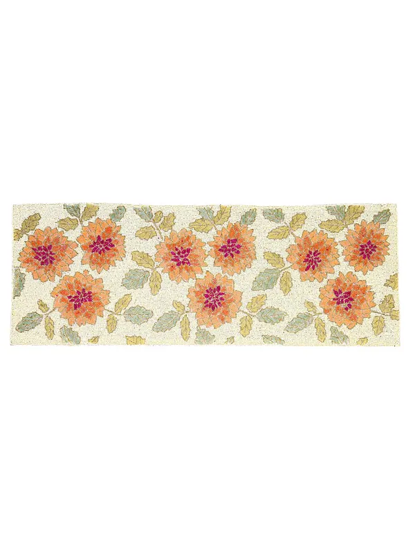 Multicolor_Premium_Handcraf_Beautiful_Beaded_Table_Runner_Craftsmanship_(13_*_36_Inches)
