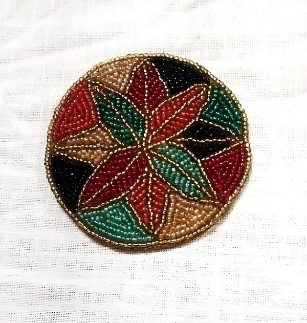 Multicolor_Beaded_Printed_Matte_Finish_Coasters_For_Cups_And_Dining_Table_Set_Of_4