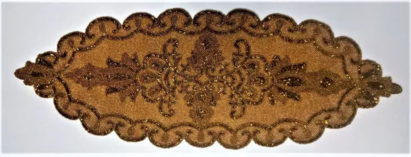 Turquoise_Premium_Handcrafted_Beautiful_Beaded_Dinning_Table_Runner_13/36_Golden_Royale_Desgin