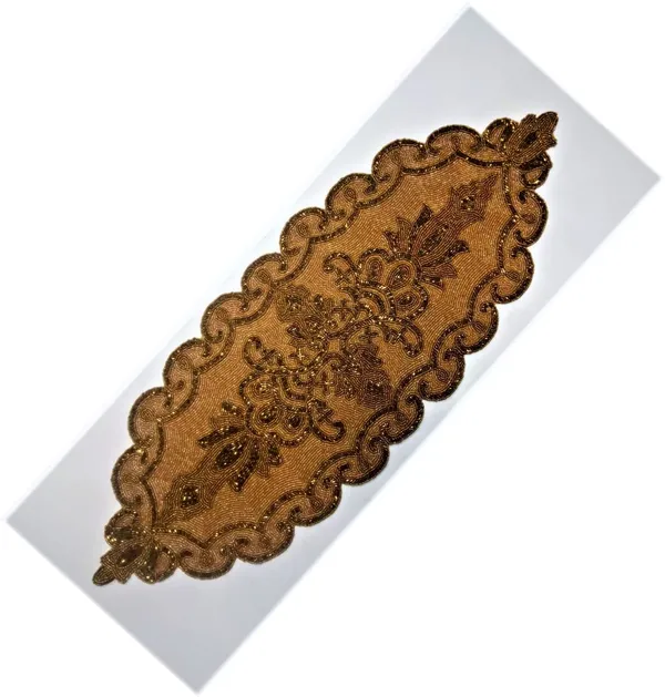 Turquoise_Premium_Handcrafted_Beautiful_Beaded_Dinning_Table_Runner_13/36_Golden_Royale_Desgin