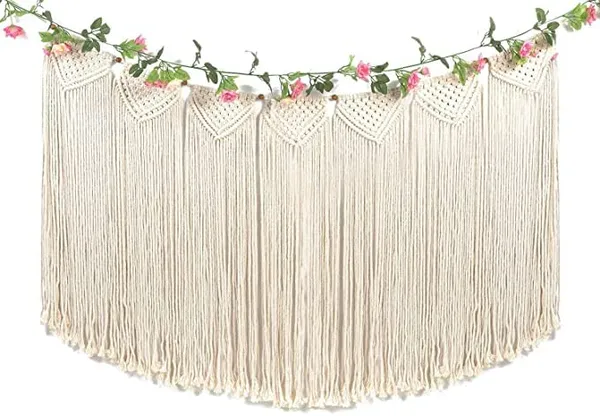 Beige_Macrame_Wall_Hanging_&_Boho_Wall_Decor_For_Apartment_Dorm_Baby_Room_Bedroom_Nursery_Above_Bed_Wallsmacrame_Wall_Decor_Cum_Wall_Art_For_A_Bohemian_Room_Decor