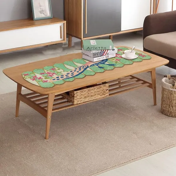 Coffee_Brown_Premium_Handcraf_Beautiful_Beaded_Table_Runner_Craftsmanship_(13_*_36_Inch_)