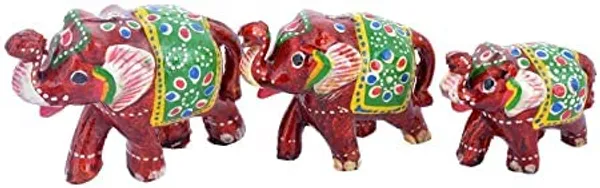 Gold_Handcrafted_Set_Of_6_Showpiece_Elephant/Camel_(Canon)_For_Office,_Home,_And_Gift_Purpose_Birthday,_Occasional_Nd_Thanksgiving_Party_(20X10Cm,_15X_8Cm,_14X_8_Cm)