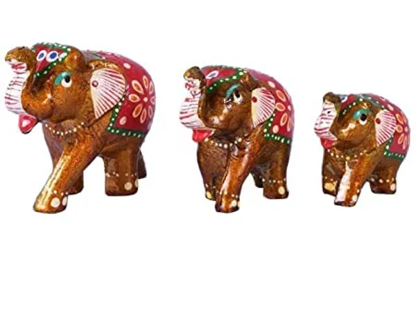 Gold_Handcrafted_Set_Of_3_Showpiece_Elephant_For_Decoration_For_Office,_Home_And_Gift_Purpose_Birthday,_Occasional_Nd_Thankasgiving_Party_(20X10Cm,15X_8Cm,14X8_Cm)_Golden_Brown