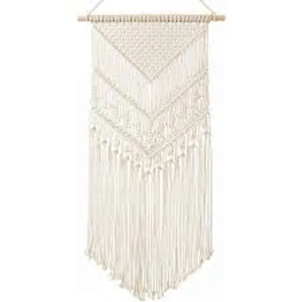 Beige_Macrame_Wall_Hanging_&_Boho_Wall_Decor_For_Apartment_Dorm_Baby_Room_Bedroom_Nursery_Above_Bed_Wallsmacrame_Wall_Decor_Cum_Wall_Art_For_A_Bohemian_Room_Decor