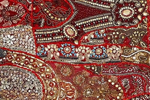 Multicolor_Cotton_Heavy_Embroidery_Patchwork_Wall_Hanging_Tapestry_Beaded_Home_Decor_Wall_Hanging_Wall_Decor_(Red)_(40_X_60)_Abstract_Pack_Of_1