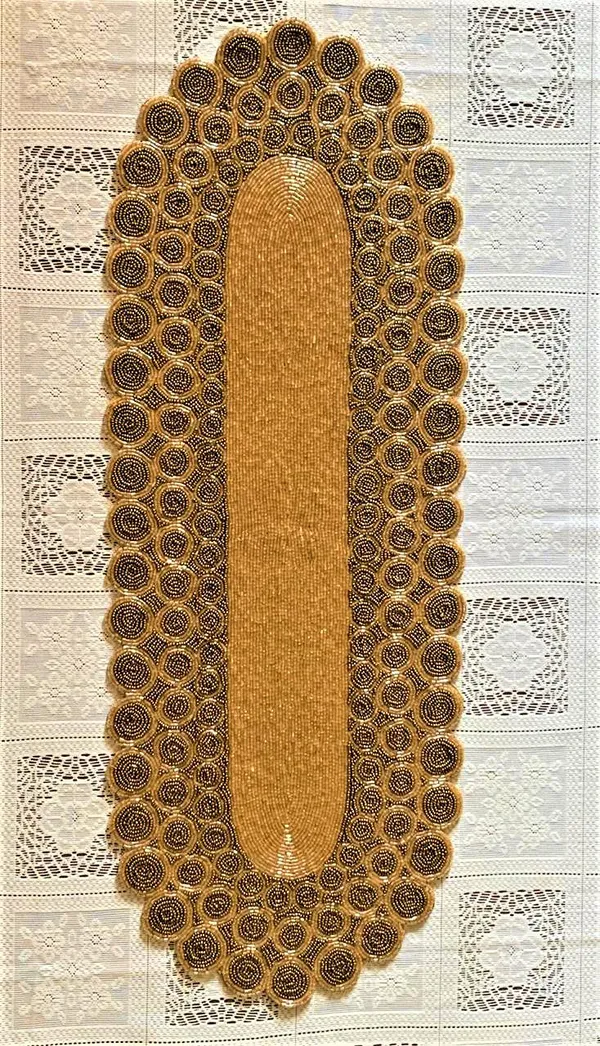 Turquoise_Premium_Handcrafted_Beautiful_Beaded_Dinning_Table_Runner_13/36_Oval_Shape_Desgin
