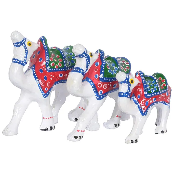 Gold_Handcrafted_Set_Of_3_Showpiece_Camel/Canon_For_Decoration_For_Office,_Home_And_Gift_Purpose_Birthday,_Occasional_Nd_Thankasgiving_Party_(20X10Cm,15X_8Cm,14X8_Cm)_White