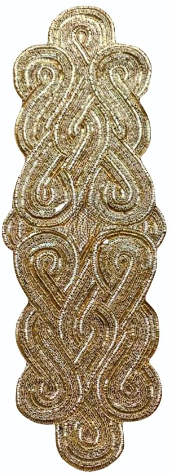 Golden_Premium_Handcraf_Beautiful_Beaded_Table_Runner_Craftsmanship_(13_*_36_Inch_)