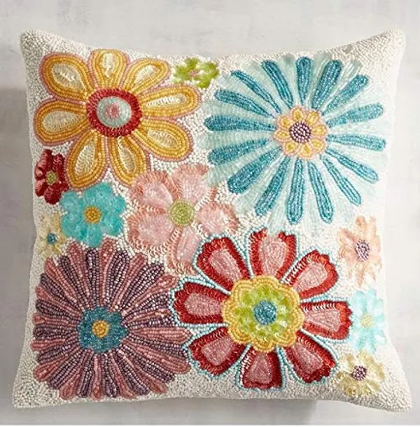 Multicolor_Printed_Cushions_&_Pillows_Case_Beaded_Floral_Pattern_(40.64_Cm*40.64_Cm,_Multicolor)