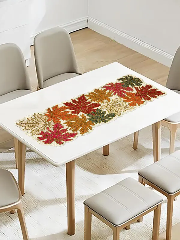 Multicolor_Premium_Handcraf_Beautiful_Beaded_Table_Runner_Craftsmanship_(13_*_36_Inches)