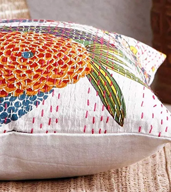 Multi_Throw_Square_Kantha_Cotton_Cushion_Cover_For_Sofa_(White,_16_X_16_Inches)_-_Set_Of_5_Pieces
