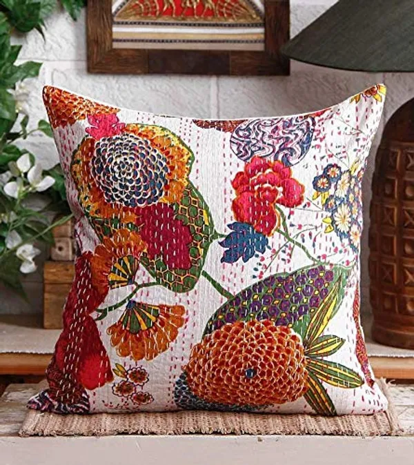 Multi_Throw_Square_Kantha_Cotton_Cushion_Cover_For_Sofa_(White,_16_X_16_Inches)_-_Set_Of_5_Pieces