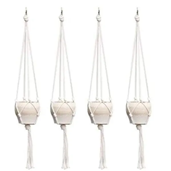 Red_Macrame_Hanger_|_Contempory_Macrame_Hanger_Flower_Pot_Holder_For_Indoor_&_Outdoor_Balcony_Gardening_(Pots_Are_Not_Included)Beige,_80_Cm,_4_Pc