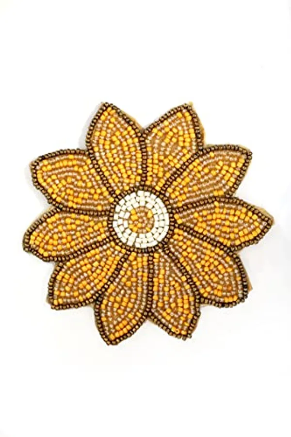 Multicolor_Awesome_Handmade_Beaded_Coster_Set_For_Home_Kitchen,_Office_Desk_(Set_Of_4_Pieces_|_Diameter_4.00_Inch)
