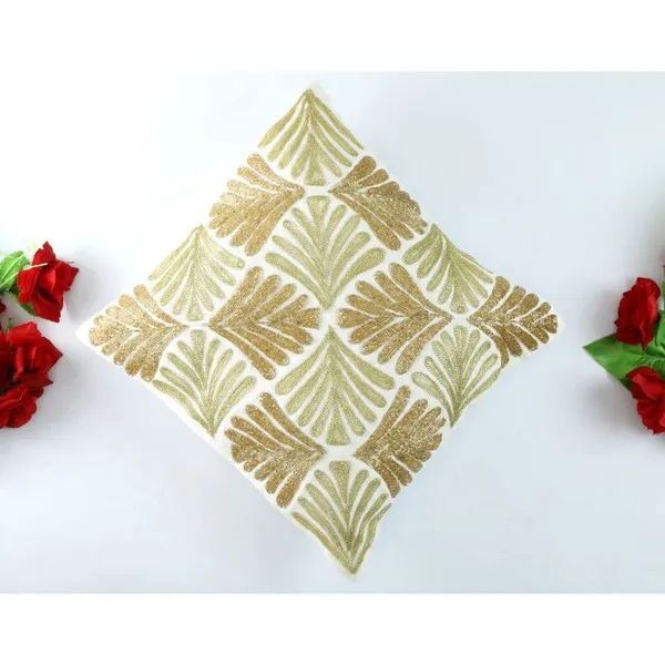 Silver_&_Golden_Satin_400Tc_Decorative_Pillowcover,_16_X_16_Inches,_Silver_&_Golden,_1_Piece