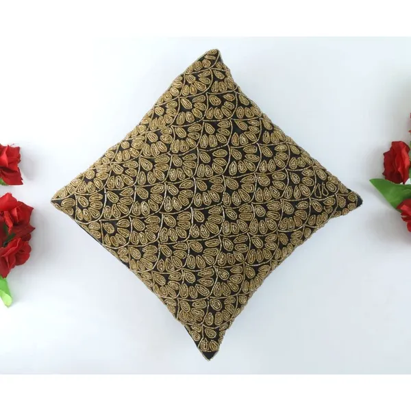 Golden_Satin_400Tc_Decorative_Pillowcover,_16_X_16_Inches,_Golden,_1_Piece