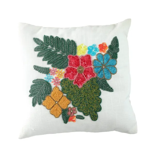 White_Satin_400Tc_Decorative_Pillowcover,_16_X_16_Inches,_White,_1_Piece