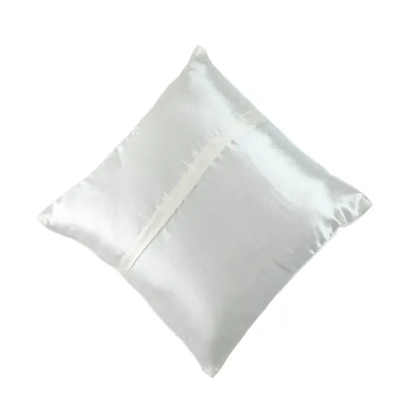 White_&_Golden_Satin_400Tc_Decorative_Pillowcover,_16_X_16_Inches,_White_&_Golden,_1_Piece