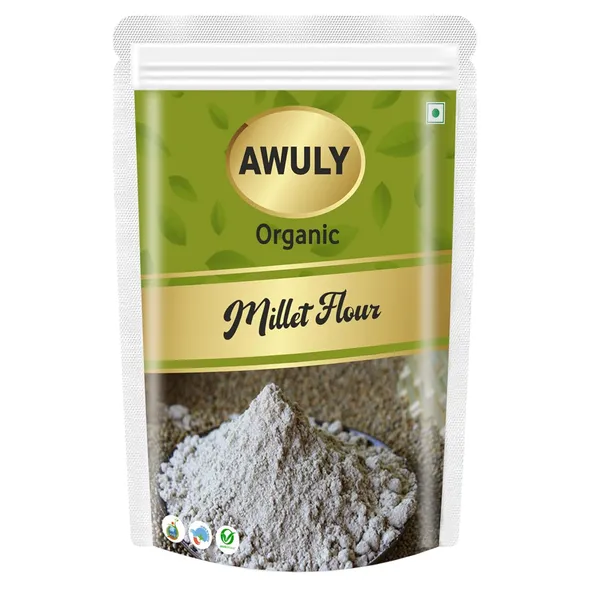 AWULY_Organic_Bajra_Flour/Pearl_Millet_Flour/Sajjalu_Bajri_Flour/Atta|_Soft_Fluffy_Rotis_|_Chakki_Ground_Pearl_Millet_Flour