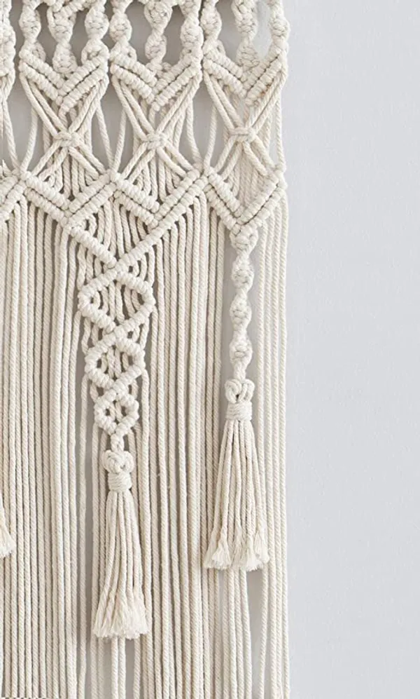 Beige_Macrame_Wall_Hanging_&_Boho_Wall_Decor_For_Apartment_Dorm_Baby_Room_Bedroom_Nursery_Above_Bed_Wallsmacrame_Wall_Decor_Cum_Wall_Art_For_A_Bohemian_Room_Decor,_Dream_Catcher_Pack_Of_1_(6X15)
