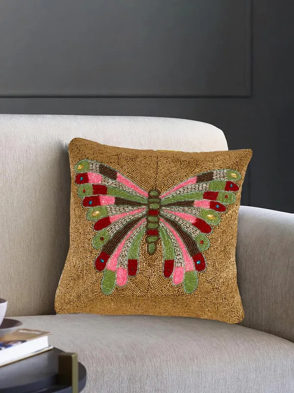 Multi_Butter_Fly_A_Embroidered_Cushions_Cover_||_Multi_Colored_Print_Decorative_Hand_Made_Cotton_Cushion_Covers