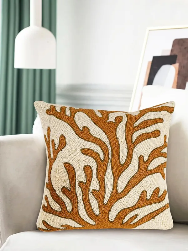 White_Printed_2_A_Embroidered_Cushions_Cover_||_Multi_Colored_Print_Decorative_Hand_Made_Cotton_Cushion_Covers