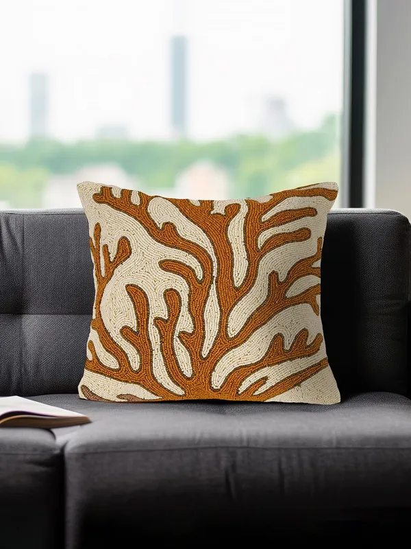 White_Printed_2_A_Embroidered_Cushions_Cover_||_Multi_Colored_Print_Decorative_Hand_Made_Cotton_Cushion_Covers