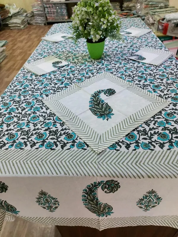 Off-White_Cotton_Jaipuri_Hand_Block_Printed_Rectangular_Dining_Table_Cover_|_Table_Cloth_For_6_To_8_Seater_With_6_Pc_Napkins_For_6_Seater_(90"_Inch_X_60"_Inch)_