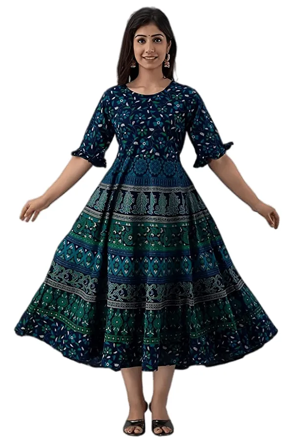 Jaipuri_Printed_Cotton_Rajasthani_Traditional_Maxi_Long_Dress_For_Women