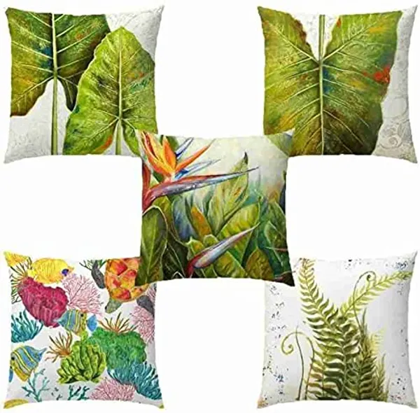 Green_Microfiber_120Tc_Ethnic_Motifs_Printed_Cushion_Covers,_White_And_Green_Throw_Pillow/_Cushion_Covers_-_(Off-White,_16_X_16_Inch)_(40.6_X_40.6_Cm)(_Set_Of_5),5_Pieces