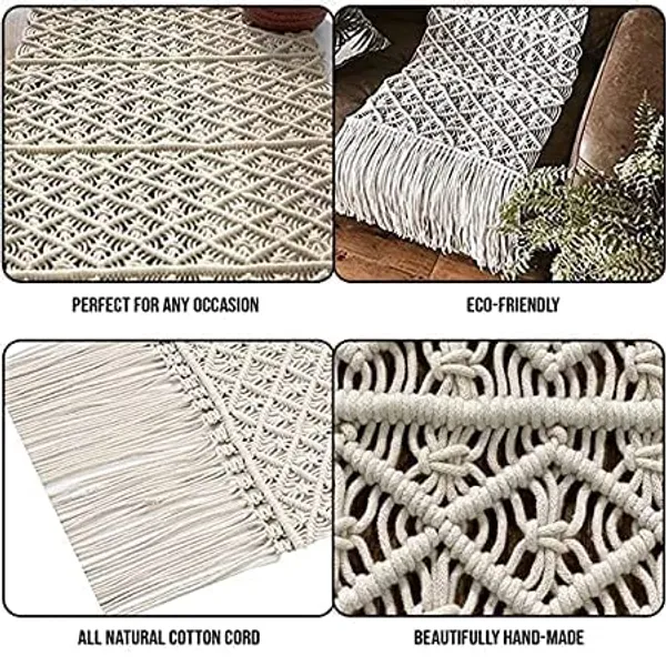 Off-White_Macrame_Bohemian_Runner_Home_Table_Runner_Macrame_Table_Runner_Handwoven_Boho_Table_Runners_Ideal_Table_(14X72)_Inches_Off-White