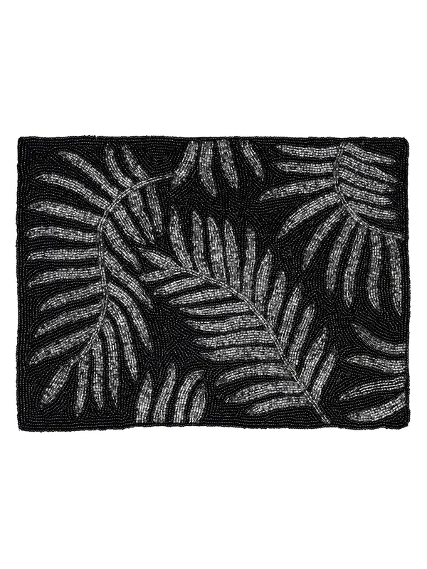 Firozi_Poleyster_Placemats,_Beaded_Design,14_Inch_Gulmohar_Floral_Pattern,_Best_For_Bed-Side_Table/Center_Table,_Dining_Table/Shelves_Pack_Of_2