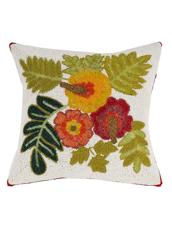 Multicolor_Printed_100%_Beaded_Cushion_Covers_Cushion_Case_Pillowcases_16X16_Inches_(40X40_Cms)_Throw_Pillow_Sham_Floral_Cushion_Covers_For_Sofa_Couch_Bed_Chair_Pack_Of_2