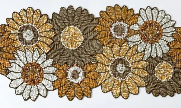Mustard_Premium_Handcrafted_Beautiful_Beaded_Dinning_Table_Runner_13/36