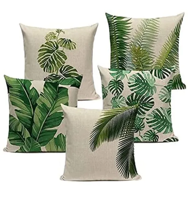 White_Ethnic_Motifs_Printed_Cushion_Covers,_White_Throw_Pillow/_Cushion_Covers_-_(Off-White,_16_X_16_Inch)_(40.6_X_40.6_Cm)_Set_Of_5,