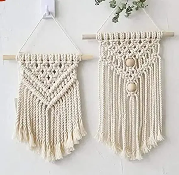 Beige_Macrame_Wall_Hanging_&_Boho_Wall_Decor_For_Apartment_Dorm_Baby_Room_Bedroom_Nursery_Above_Bed_Wallsmacrame_Wall_Decor_Cum_Wall_Art_For_A_Bohemian_Room_Decor_(6X12)