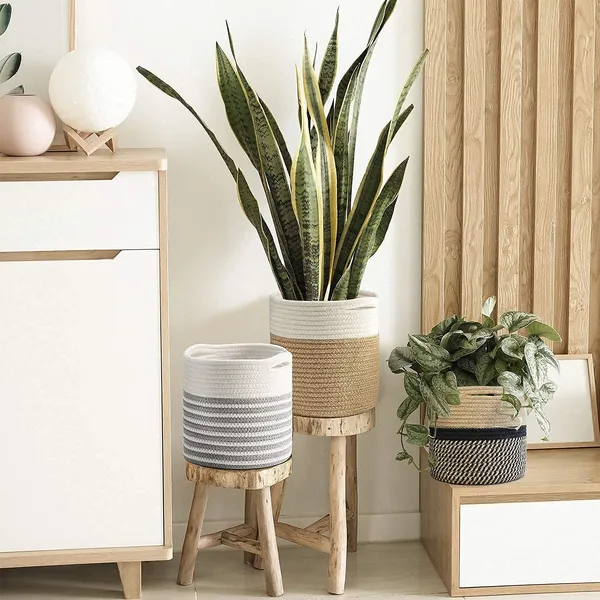 Multicolor_Jute_Planter_Pots/Storage_Basket_With_Handle,_Multi-Purpose_Use_For_Bathroom_Living_Room_(_12X15_Inch_)