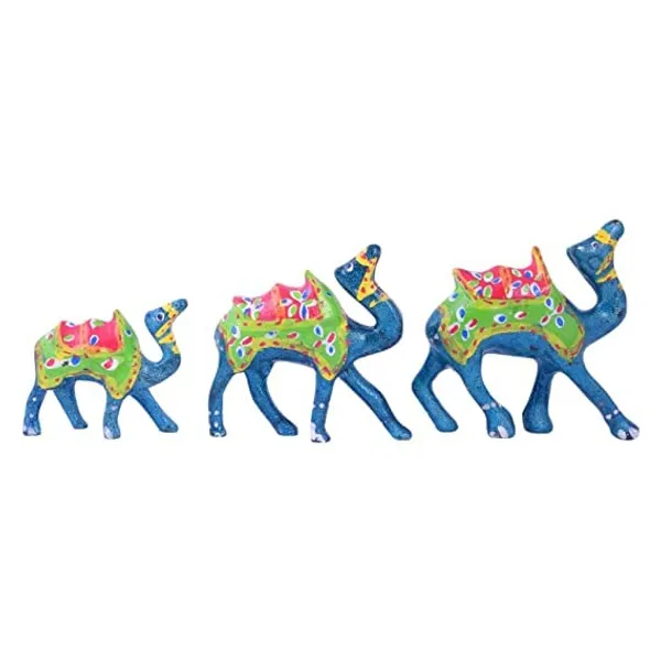Gold_Handcrafted_Set_Of_3_Showpiece_Camel/Canon_For_Decoration_For_Office,_Home_And_Gift_Purpose_Birthday,_Occasional_Nd_Thankasgiving_Party_(20X10Cm,15X_8Cm,14X8_Cm)_Turquise