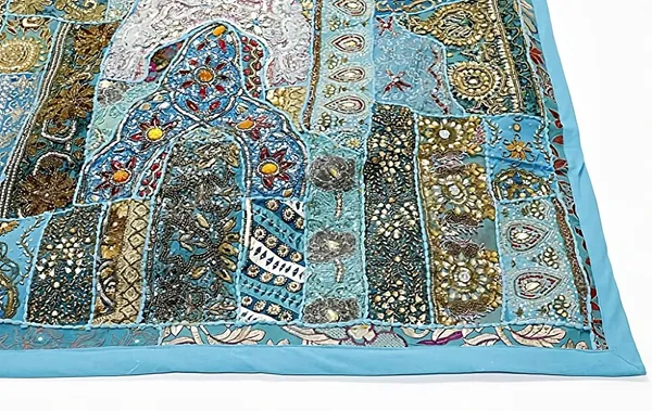 Multicolor_Cotton_Heavy_Embroidery_Patchwork_Wall_Hanging_Tapestry_Beaded_Home_Decor_Wall_Hanging_Wall_Decor_(Turquoise_Beautiful)_(40_X_60)_Pack_Of_1