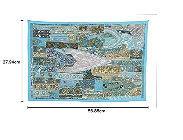Multicolor_Cotton_Heavy_Embroidery_Patchwork_Wall_Hanging_Tapestry_Beaded_Home_Decor_Wall_Hanging_Wall_Decor_(Turquoise_Beautiful)_(40_X_60)_Pack_Of_1