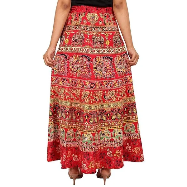 Jaipuri_Tribal_People_Printed_Cotton_Long_Wrappron_&_Skirts_For_Women