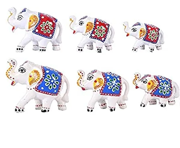 Gold_Handcrafted_Set_Of_6_Showpiece_Elephant_For_Decoration_For_Office,_Home_And_Gift_Purpose_Birthday,_Occasional_Nd_Thankasgiving_Party_(20X10Cm,15X_8Cm,14X8_Cm)