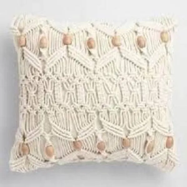 White_Cotton_Macrame_Handmade_Knit_Floor_Cushion_Throw_Pillow_Cover_(Large_-_16X16_Inch)