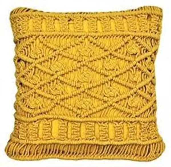 Yellow__Cotton_Macrame_Handmade_Knit_Floor_Cushion_Throw_Pillow_Cover_(Large_-_16X16_Inch)