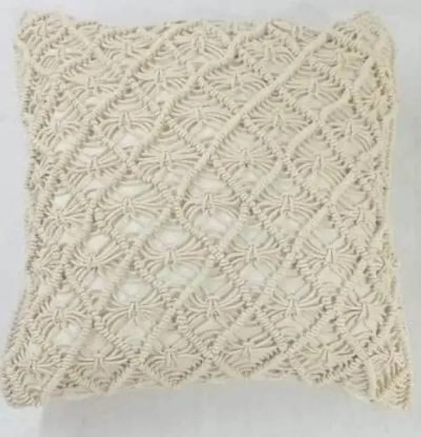 White_Cotton_Macrame_Handmade_Knit_Floor_Cushion_Throw_Pillow_Cover_(Large_-_16X16_Inch)