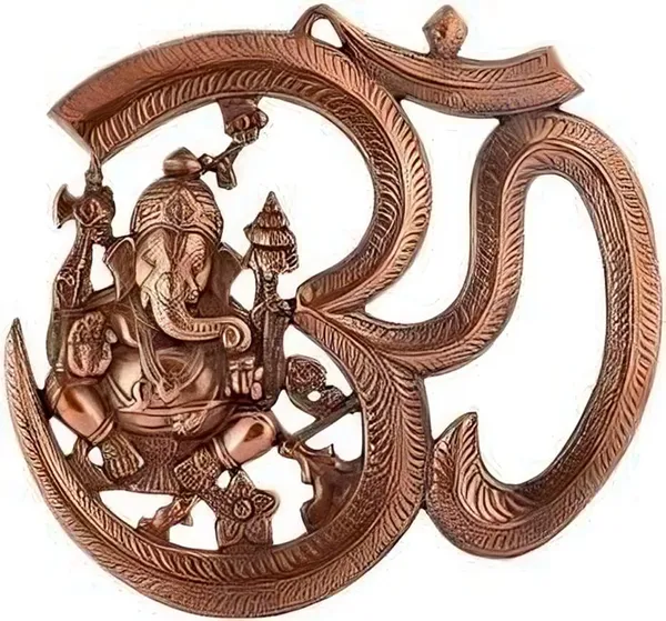 Gold_Oxidised_Figurine_Decorative_Gift_Item_(Colour_Copper)_Idol_Showpiece_In_Brass_Like_Metal_For_Home_D_Cor_Om_Ganesh_(Medium,_Copper)