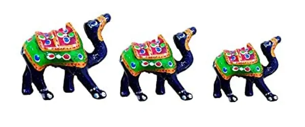 Gold_Handcrafted_Set_Of_6_Showpiece_Elephant/Cameleon/Peacock_(20X10Cm,_15X_8Cm,_14X_8_Cm)_For_Birthday,_Occasional_Nd_Thanksgiving_Party_Decoration_Blue_Turquoise